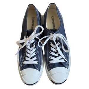 Converse Dark Blue and White Canvas Sneakers